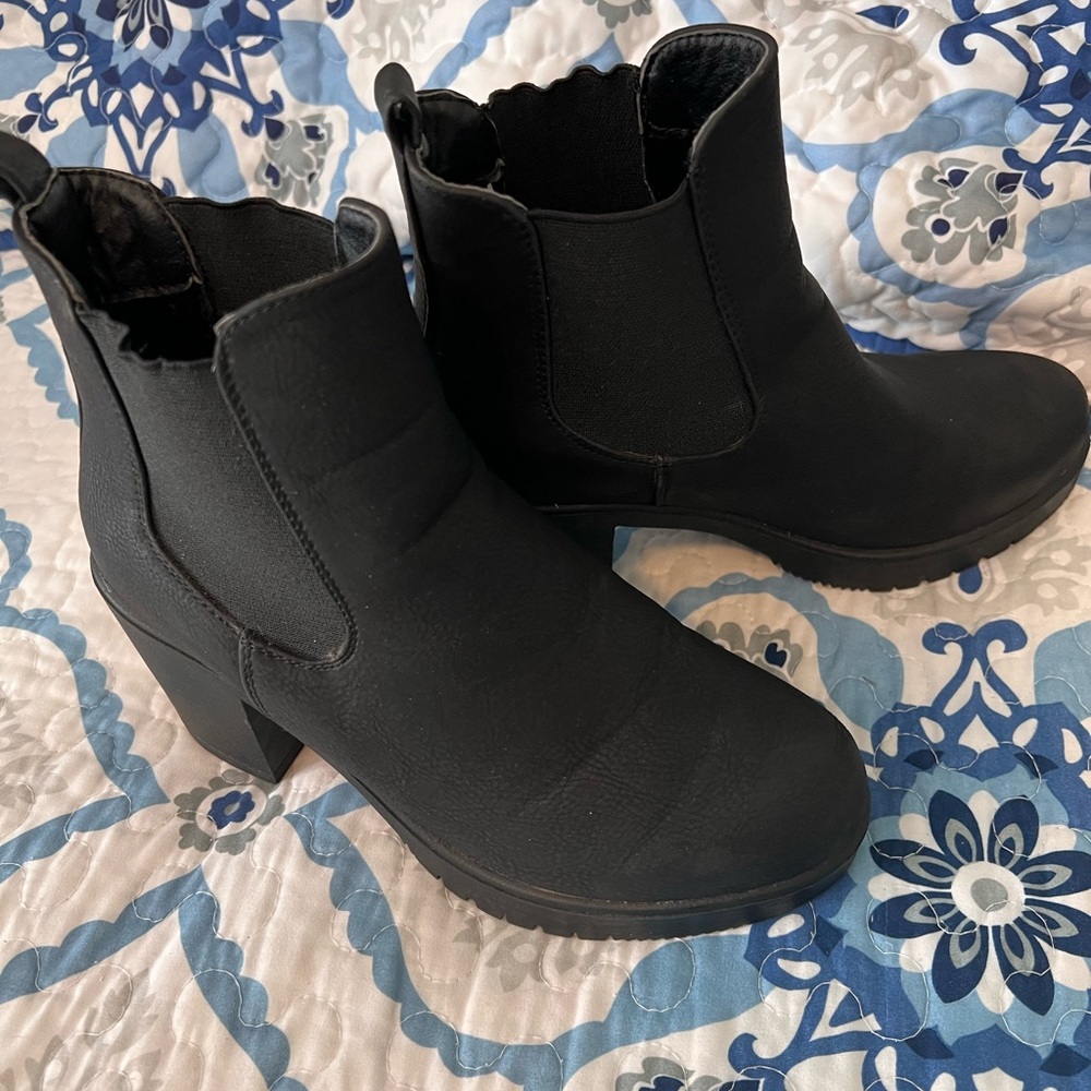 Dream Pairs Chunky High Heel Chunky Slipon ankle boots
